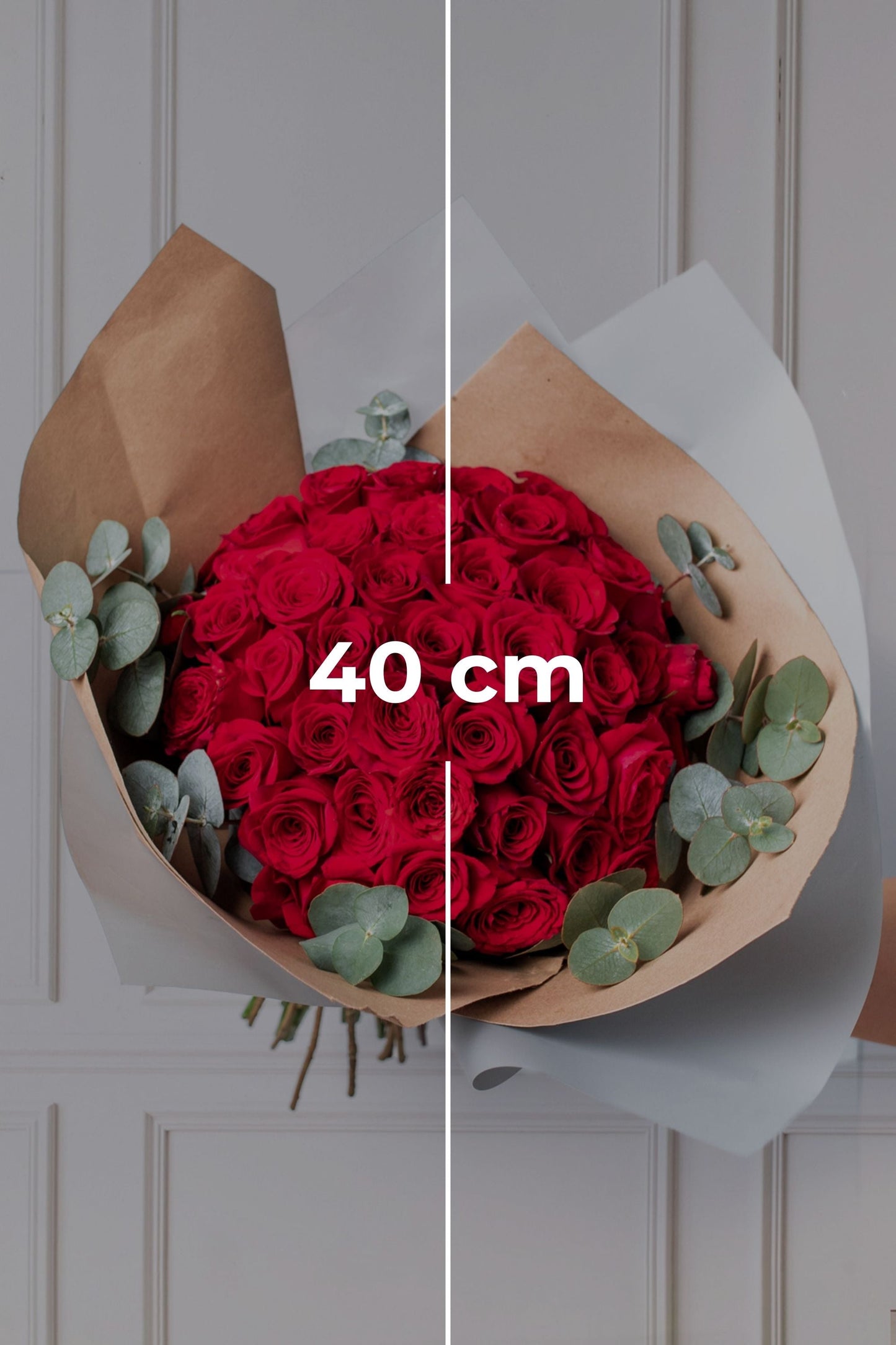 Ramo Buchón - 50 Rosas Rojas CEL.