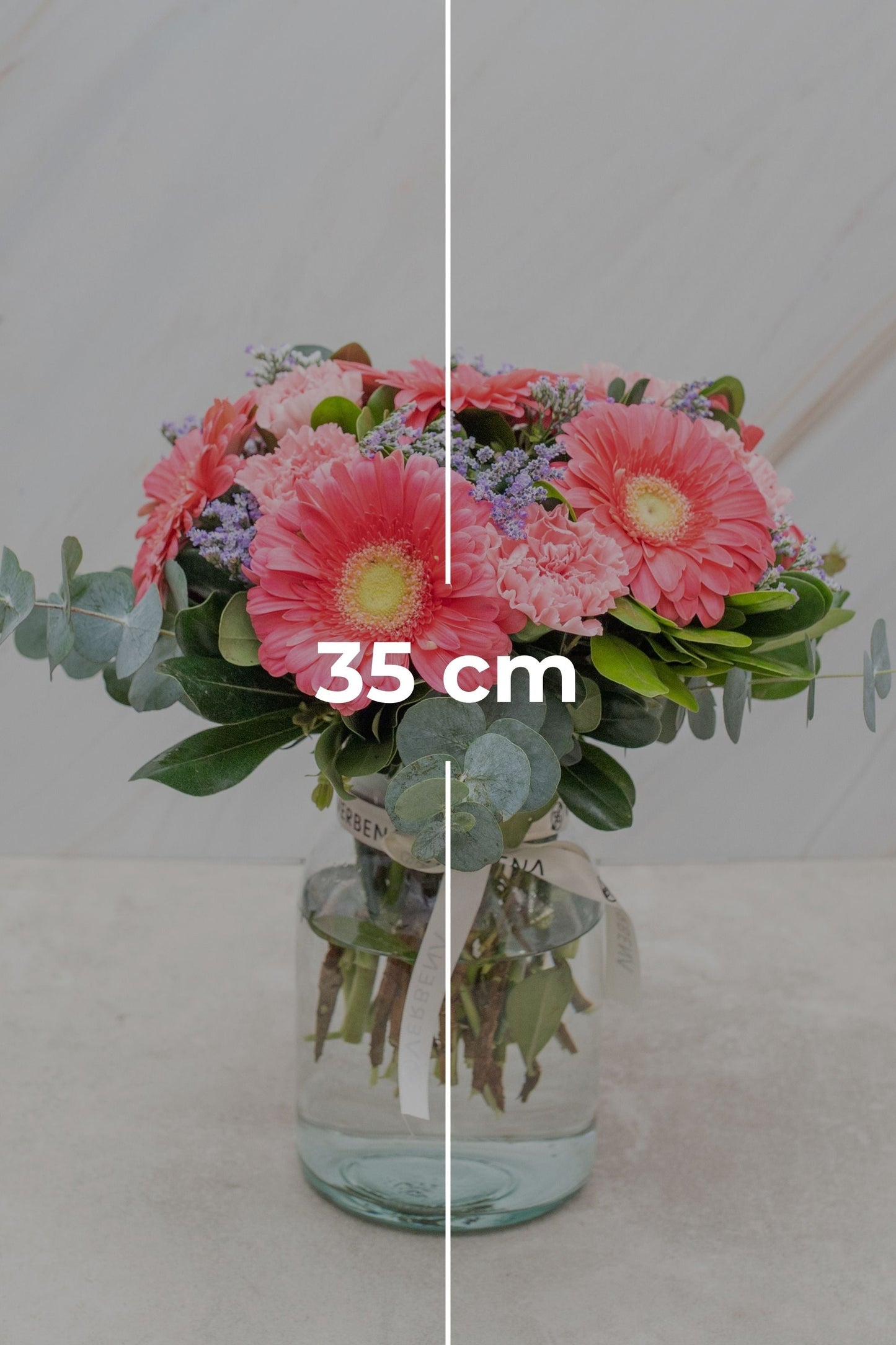 Noche en París - Gerbera Rosa y Clavel Rosa - MXL