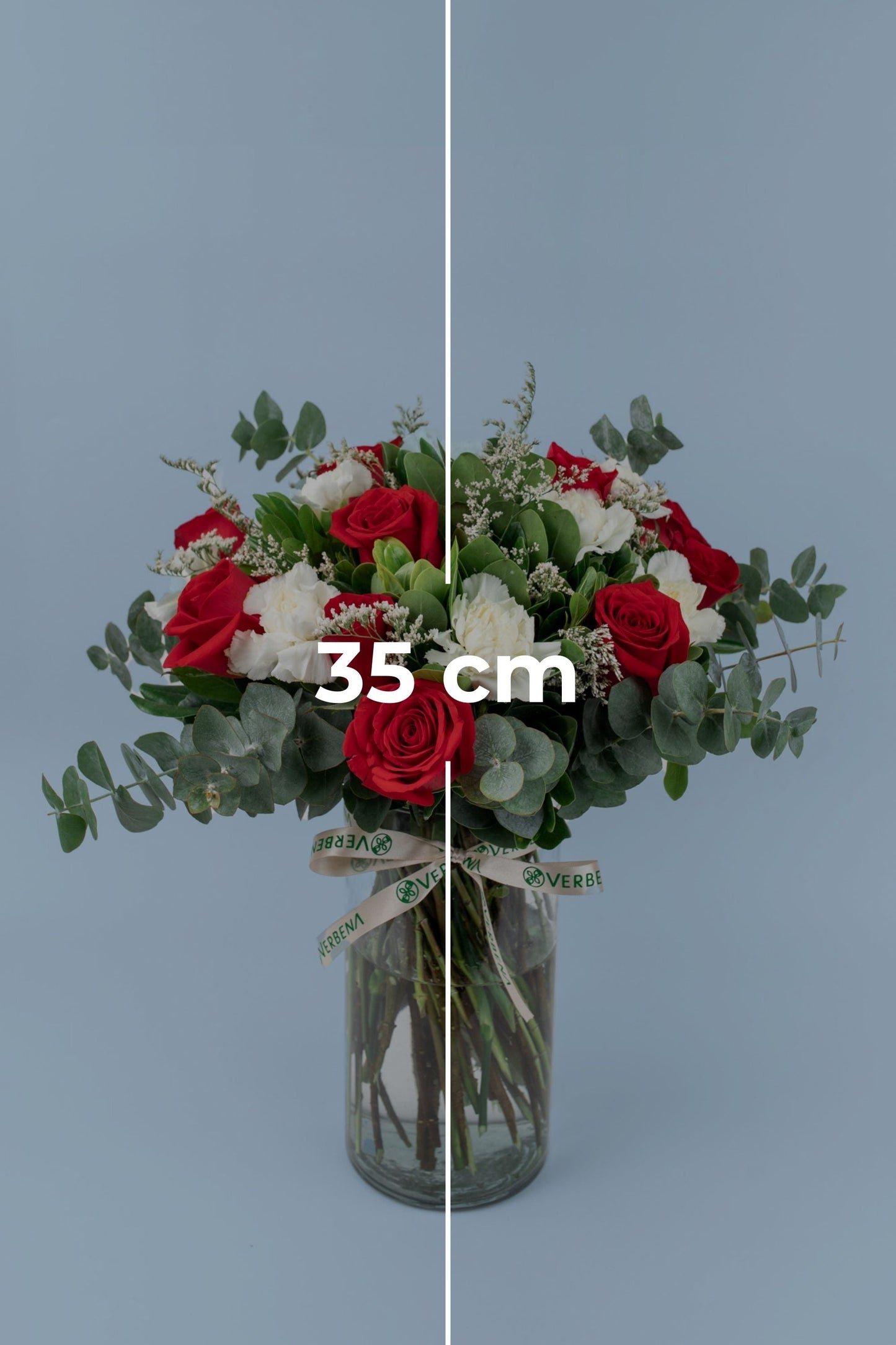 Bouquet TECHO // Rosa Roja y Clavel Blanco APO