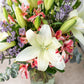 Algodón Flores / Lilium Blanca M