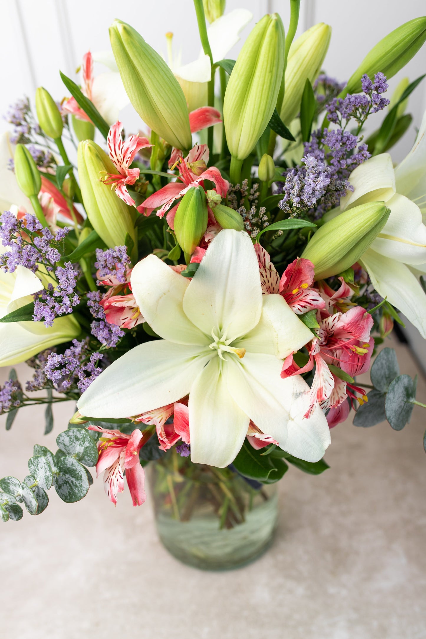 Algodón Flores / Lilium Blanca M