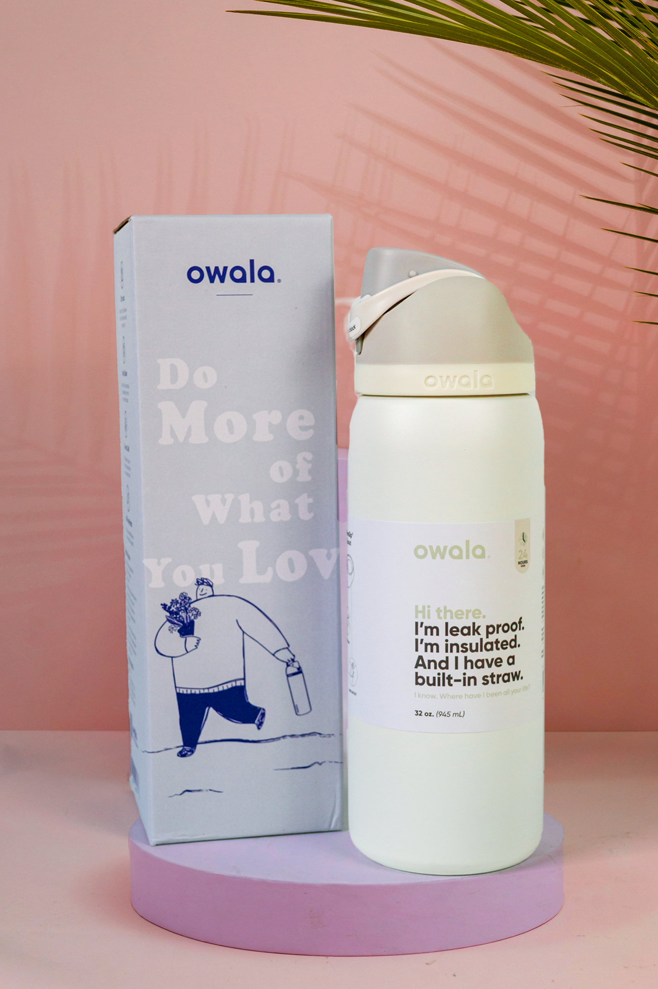 Termo Owala - FreeSip 32oz Malvavisco Tímido