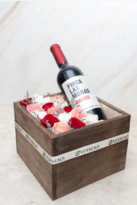 Dulce Amanecer - Caja de Flores y Ferreros 24 pz + 1 Osito Browny