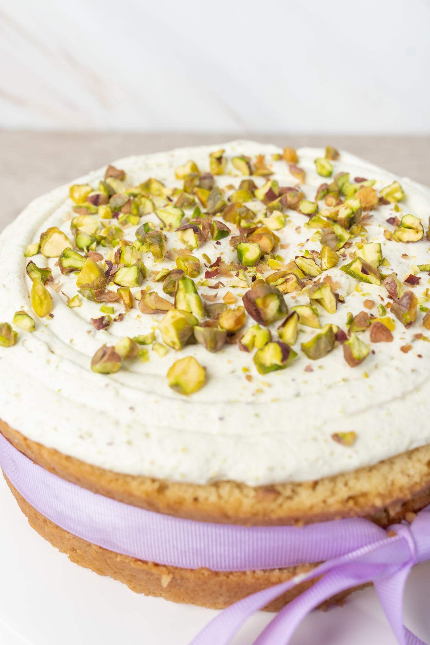 Large Pistachio Cake - White Chocolate and Pistachio