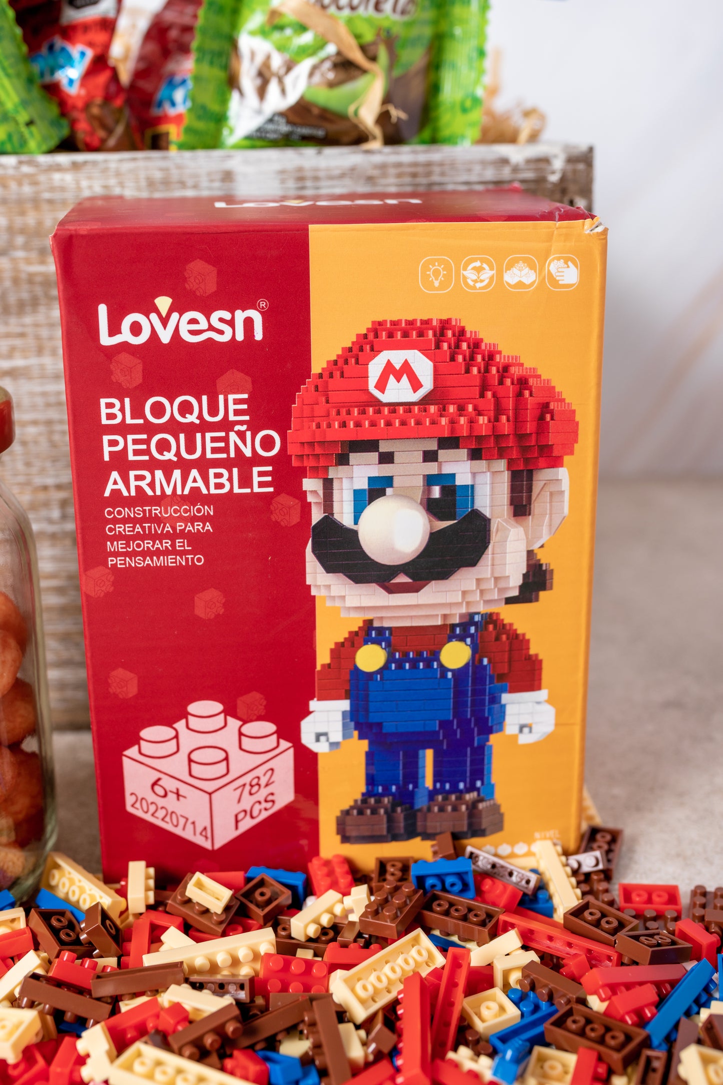 Super Mario - Bloques Para Armar Figura 3D