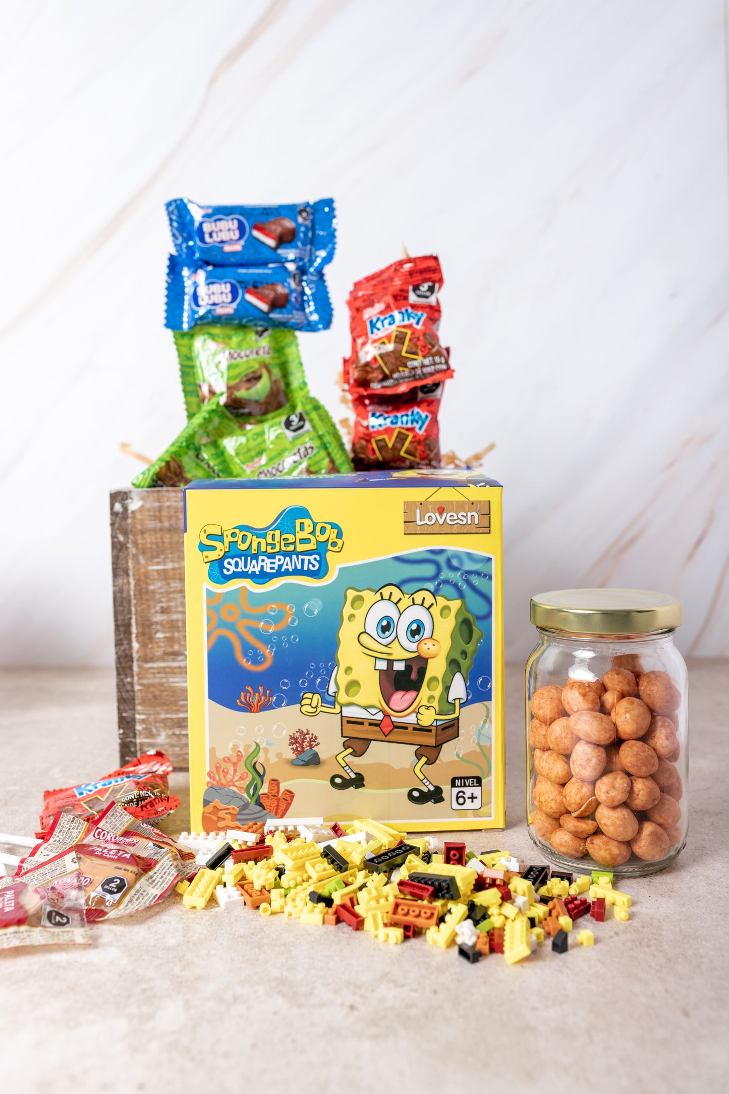 Bob Esponja - Bloques Para Armar Figura 3D