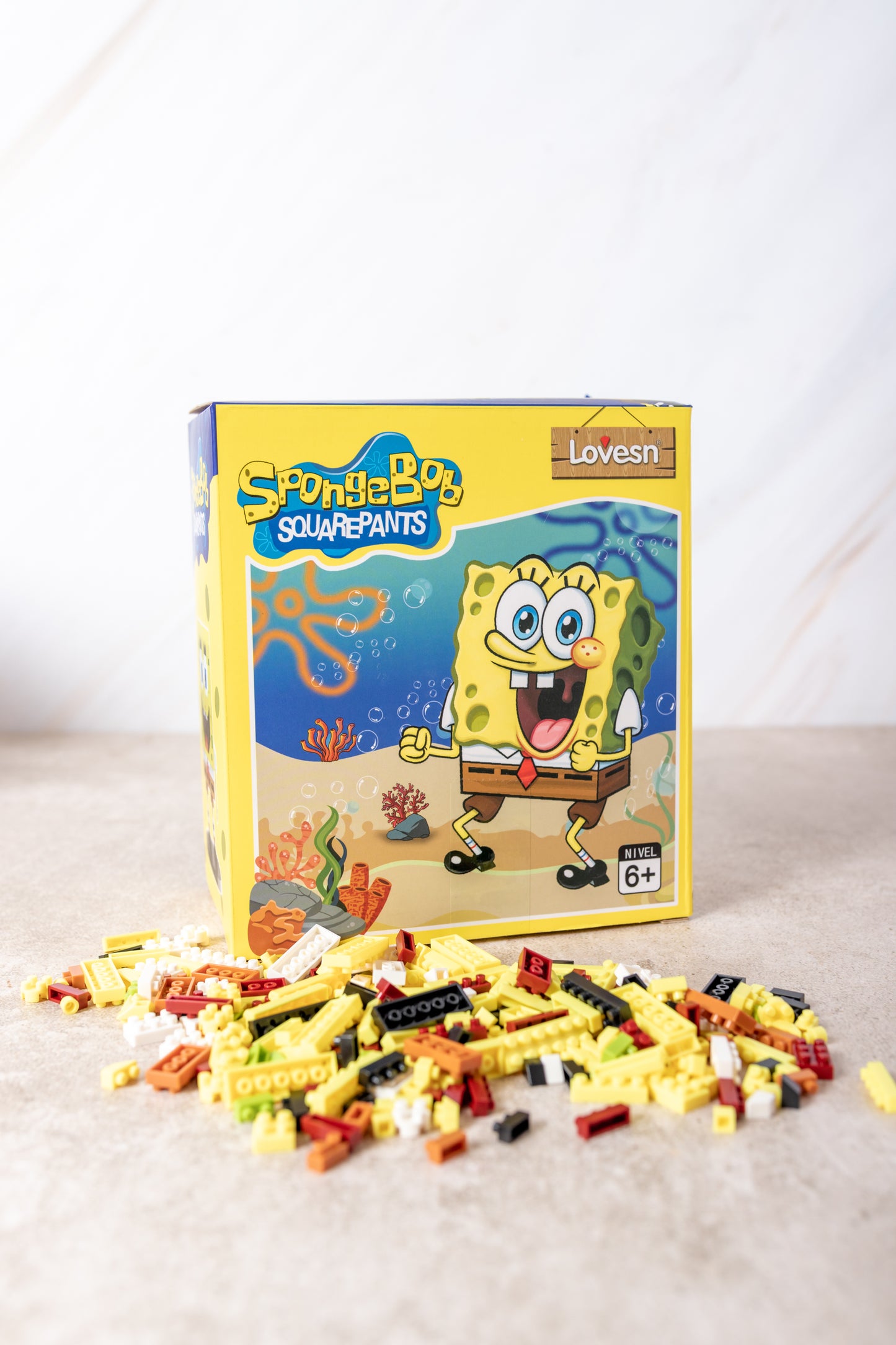 Bob Esponja - Bloques Para Armar Figura 3D
