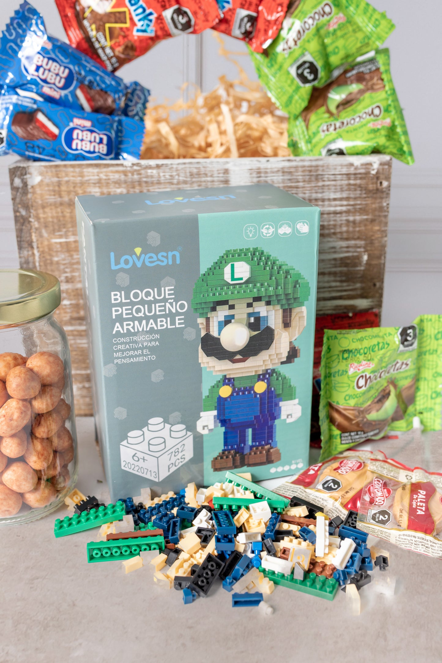 Luigi - Bloques para Armar Figura 3D