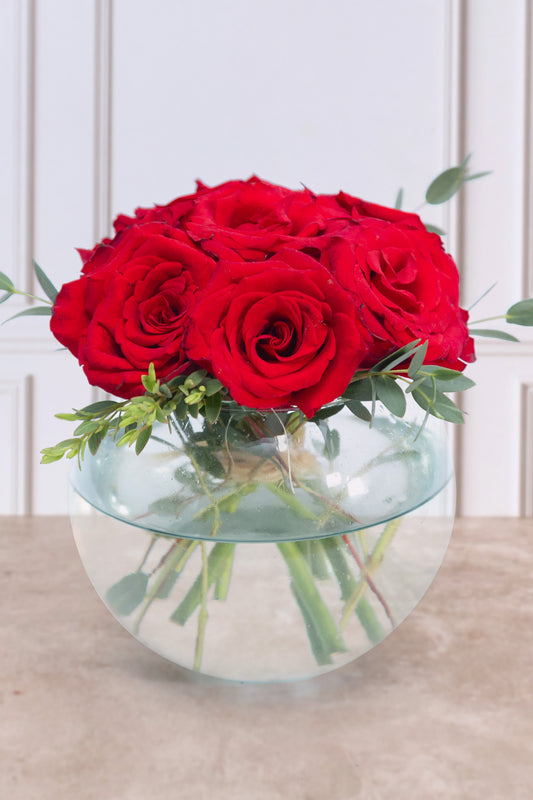 Centro de Mesa 17 - Rosas Rojas