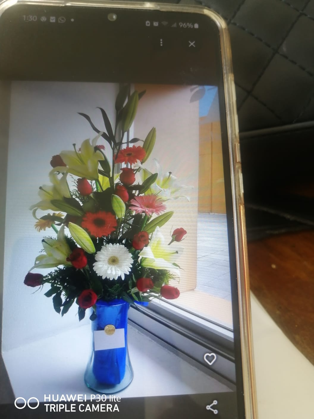 Special Order Lilium Blaca and Rosa without Gerberas