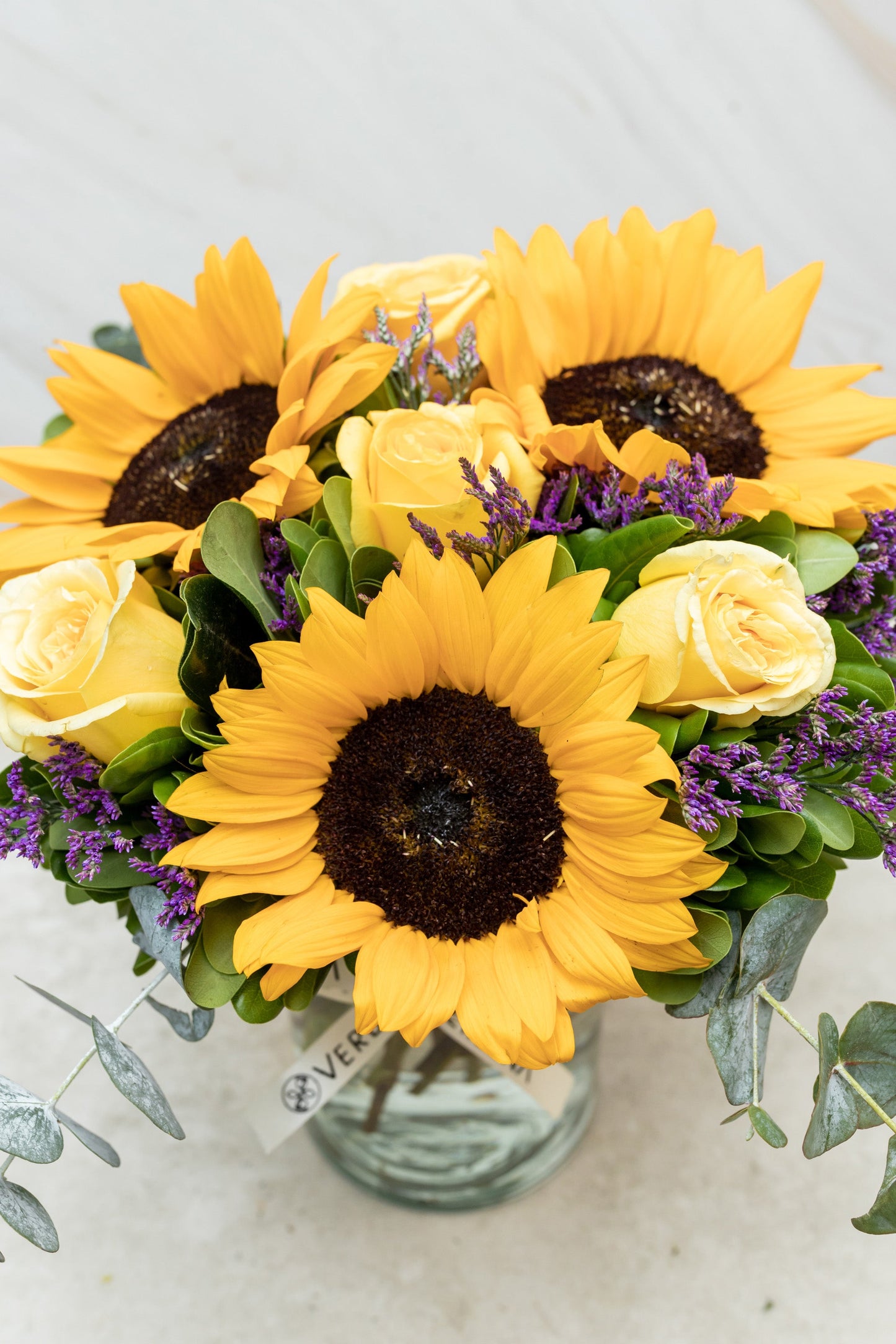 Luz de sol - Girasol y Rosa Amarilla CEL.