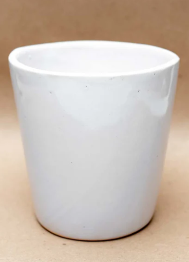 Special Order 3 White Ceramic Pots for Orchids