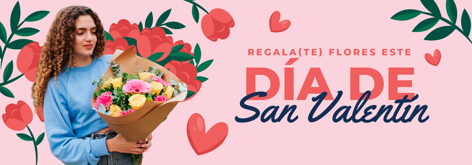 Flores a CDMX para San Valentín