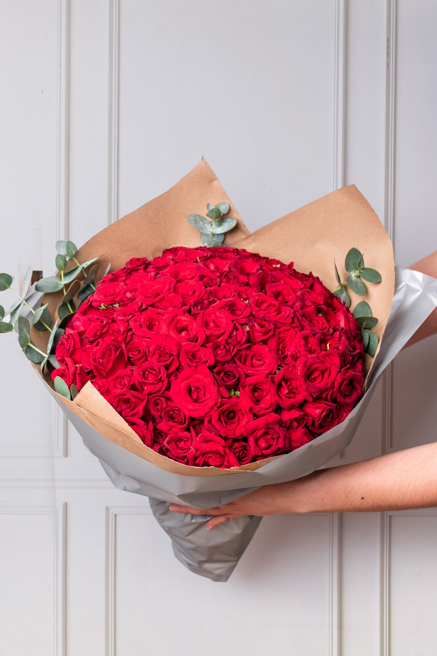 Ramo Buchón - 100 Rosas Rojas CULIACÁN