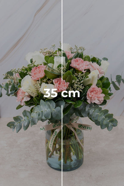 Arabella - Rosa Blanca y Clavel Rosa PTO. ESCOND.