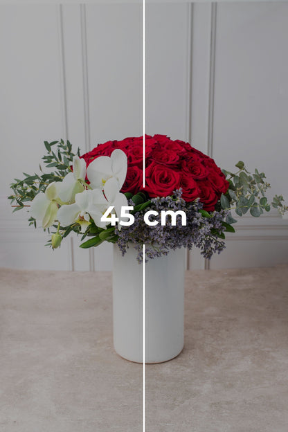 Como la Flor // Rosa Roja y Orquídea G