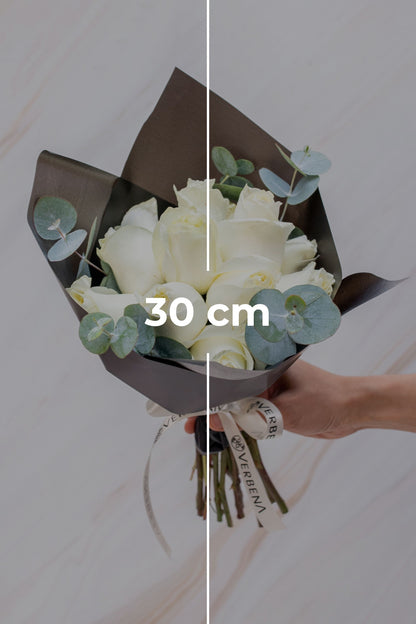 12 Rosas Blancas // Flores