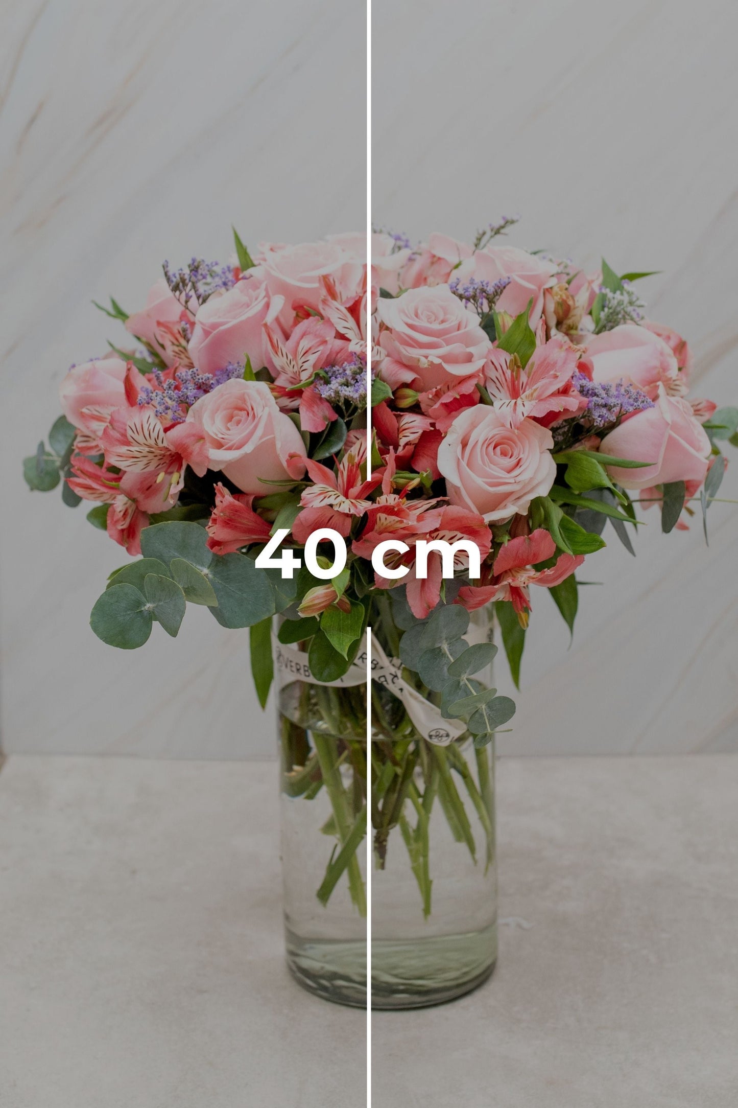 Cupido - Rosa Clarita y Astromelia Rosa CULIACÁN