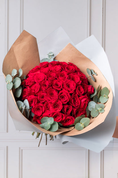 Ramo Buchón // 50 Rosas Rojas APO