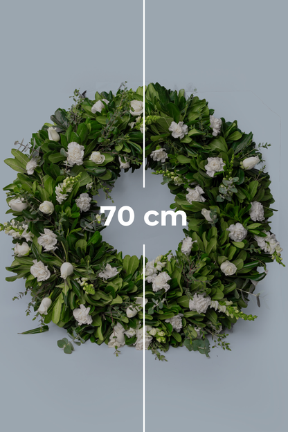 Corona Fúnebre Grande - Flores de Amor