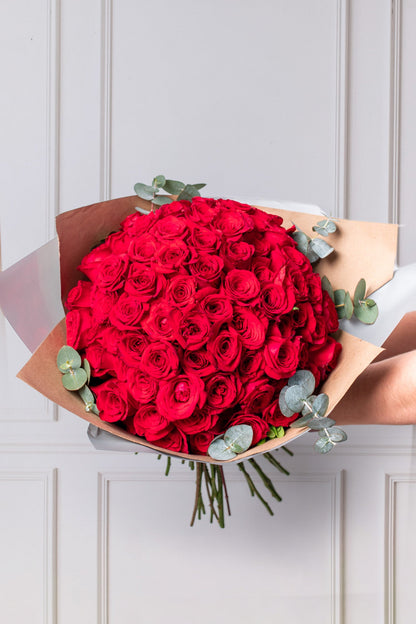 Ramo Buchón / 75 Rosas Rojas QRO