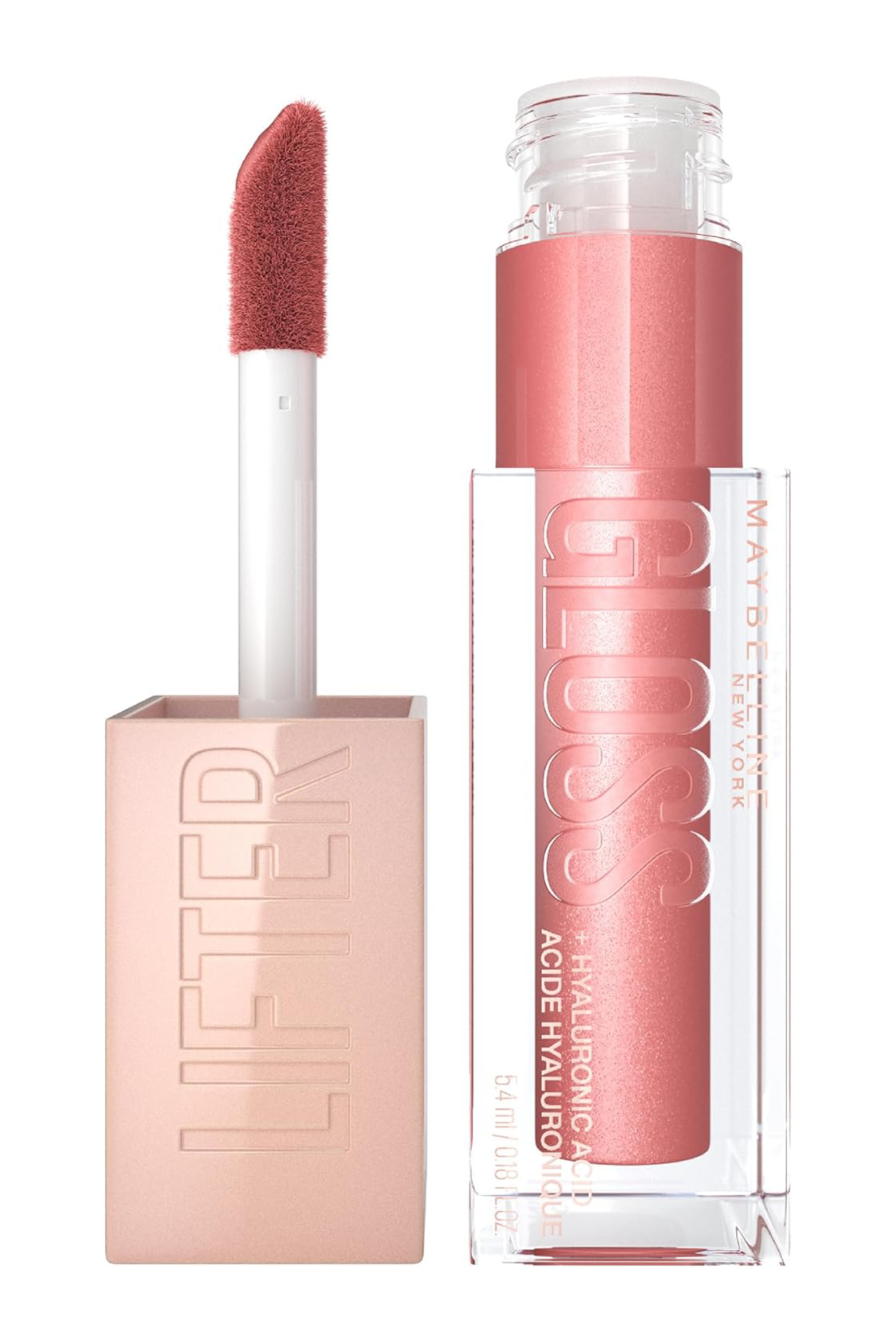 Maybelline Lifter Gloss - Tono Moon con Ácido Hialurónico