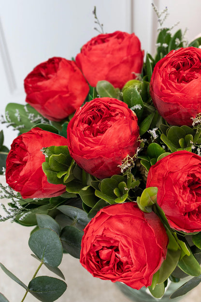 Cherry - Red Peonies