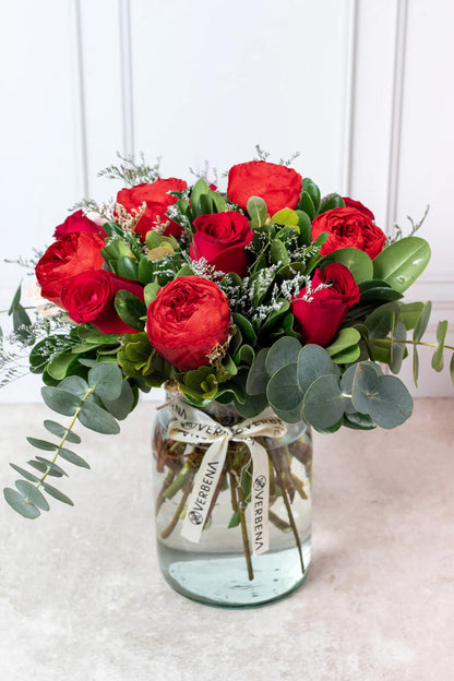 Chilli Pepper - Peony and Red Rose