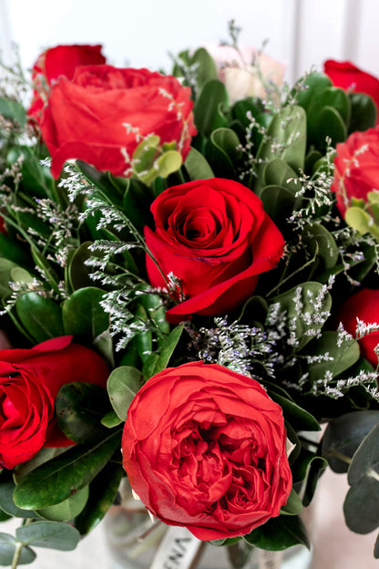 Chilli Pepper - Peony and Red Rose