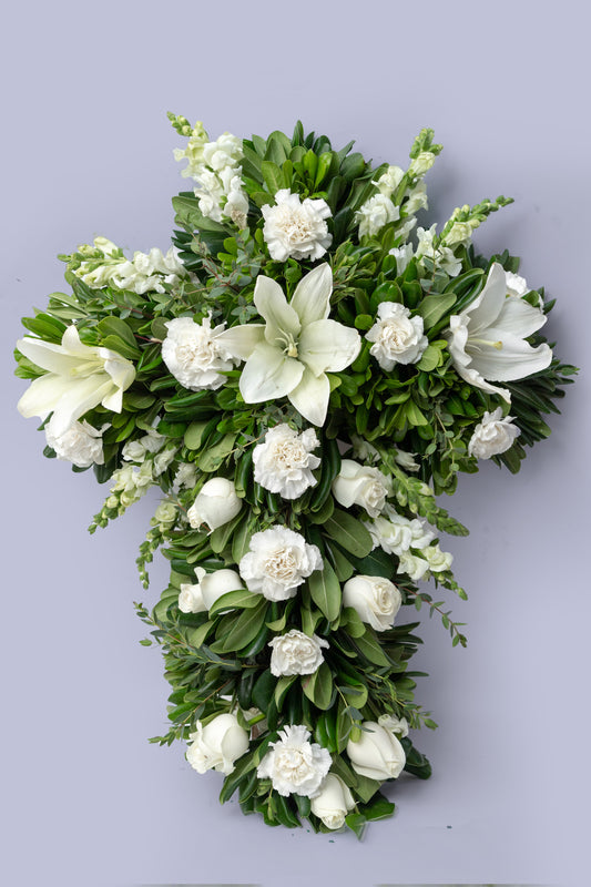 Cruz Fúnebre - Flores del Recuerdo