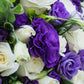 Bouquet de Alba / Rosa Blanca y Lisianthus Morado