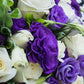Bouquet de Alba // Rosa Blanca y Lisianthus Morado