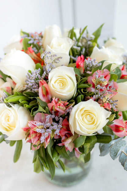 Himalaya - Rosa Blanca y Astromelia Rosa CULIACÁN