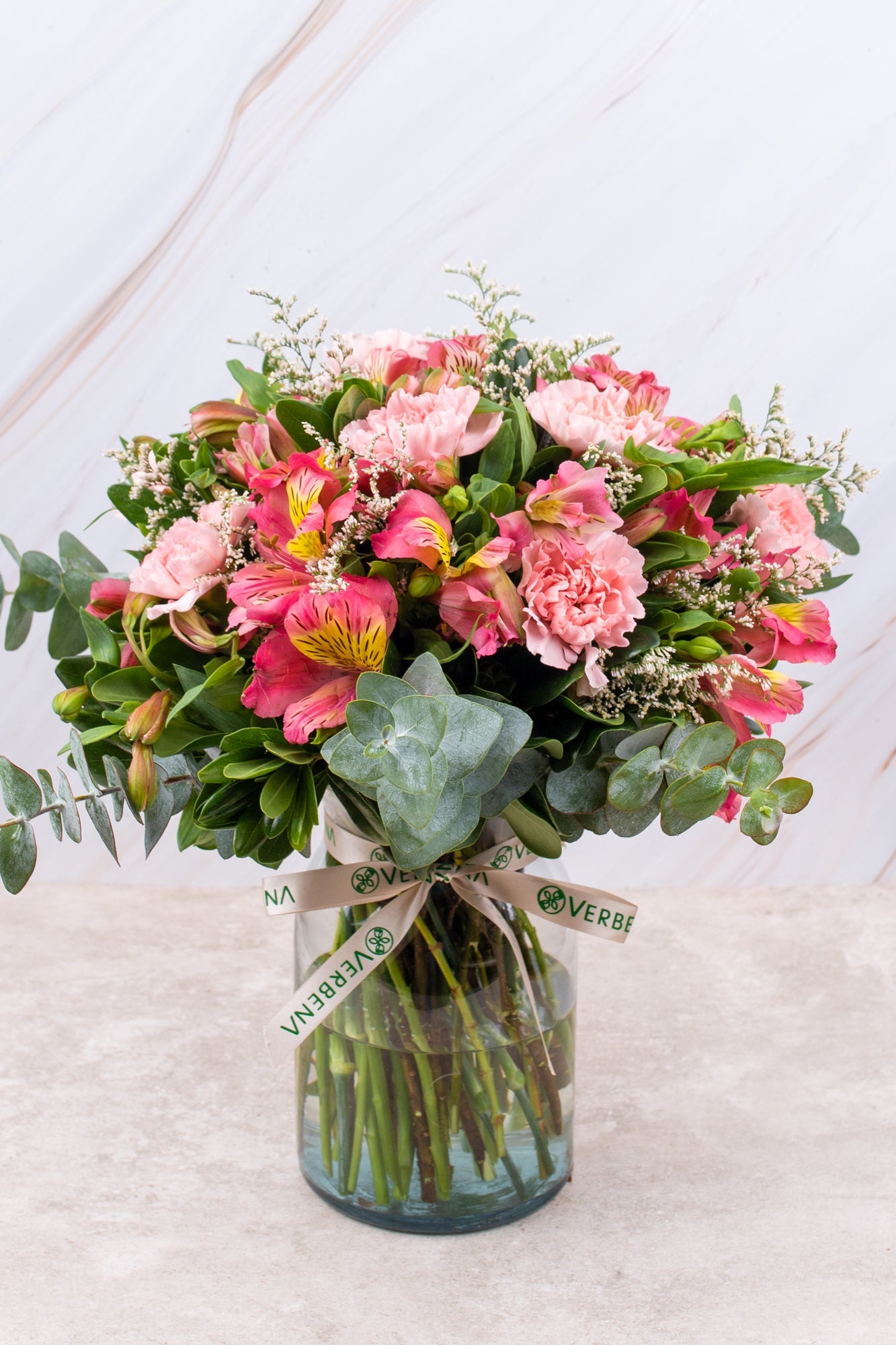 Noche de Verano - Clavel y Astromelia Rosa TGZ