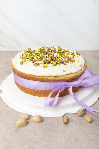 Pastel Grande de Pistache - Chocolate Blanco y Pistache