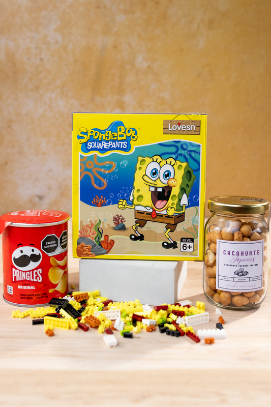 Bob Esponja - Bloques Para Armar Figura 3D
