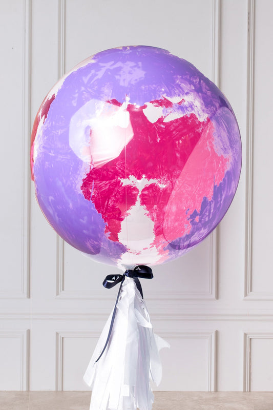 Globo - Rosa y Morado