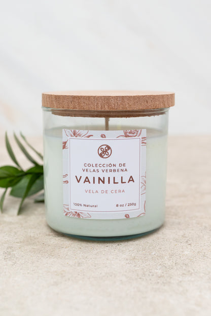 Vela Aromática Vainilla - Corcho