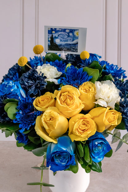 Noche Estrellada // Rosa Amarilla, Rosa Azul y Moreliana Azul