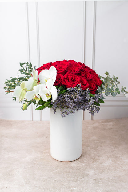 Como la Flor // Rosa Roja y Orquídea G