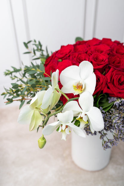 Como la Flor // Rosa Roja y Orquídea G