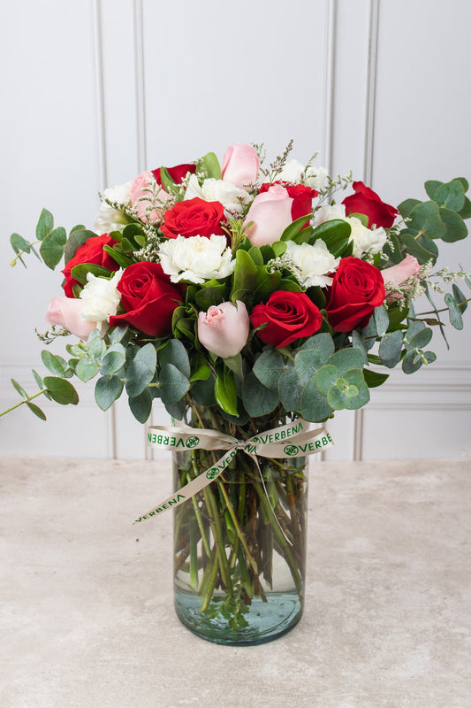 María Félix / Rosa Roja y Rosa Clarita con Clavel Blanco QRO