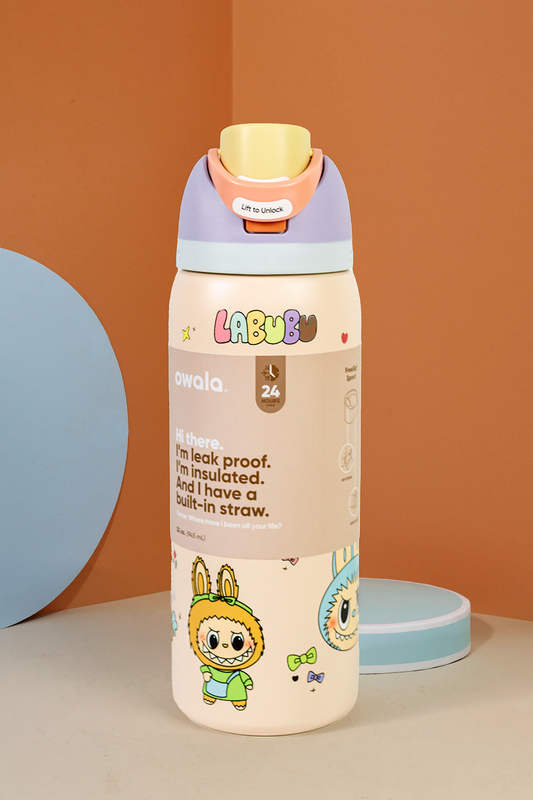 Termo Owala - Free Sip 32oz Labubu Naranja
