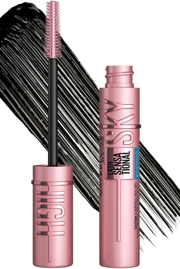 Maybelline Mascara Lash Sensational Sky High - A Prueba de Agua Negro