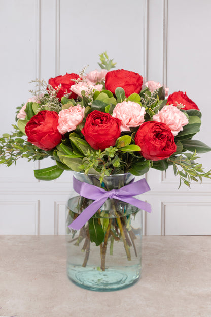 Jam - Red Peony and Pink Carnation