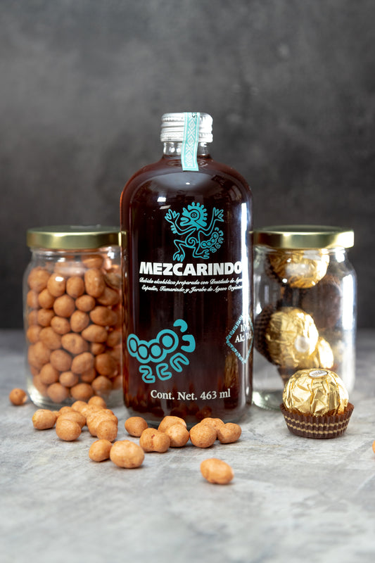 Kit Mezcarindo - Mezcal, Chocolates y Cacahuates