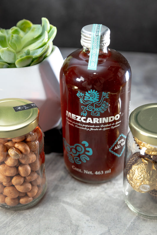 Kit Mezcarindo - Mezcal, Chocolates, Cacahuates y Suculenta
