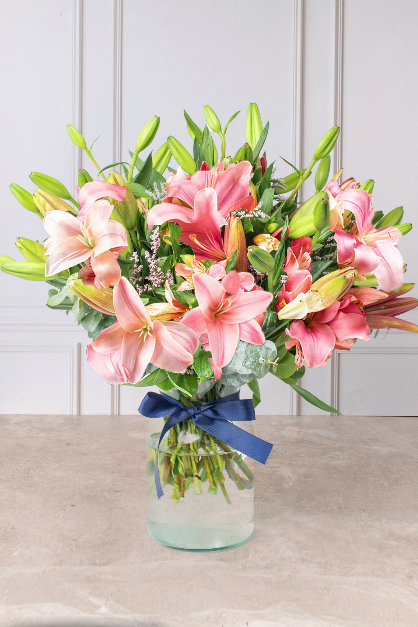 Pantera Rosa / Ramo con Lilium Rosa para el 10 de Mayo 10MFA