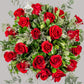 Ti Amo Flores - Rosa Roja en Jarrón de Cerámica